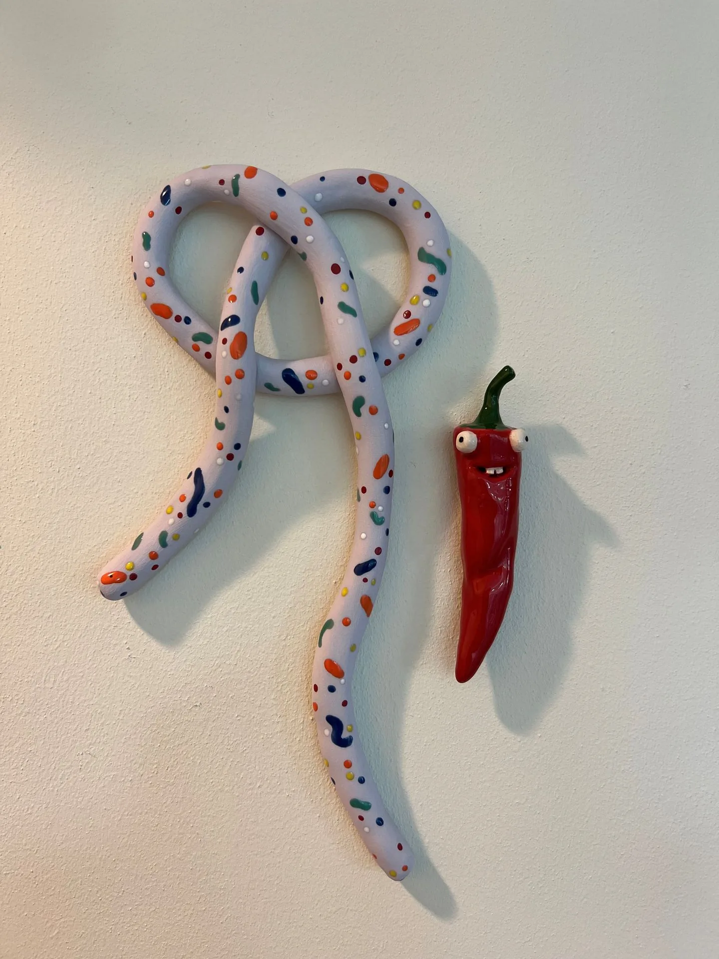 Keramieken peper en krakeling